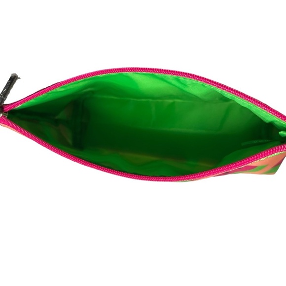 Clinique + David Cosmetic Bag/Pouch-Pink/Green Watermelon NEW - Picture 9 of 9